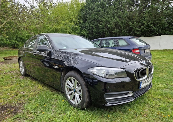 BMW Seria 5 cena 60500 przebieg: 139500, rok produkcji 2016 z Poznań małe 497
